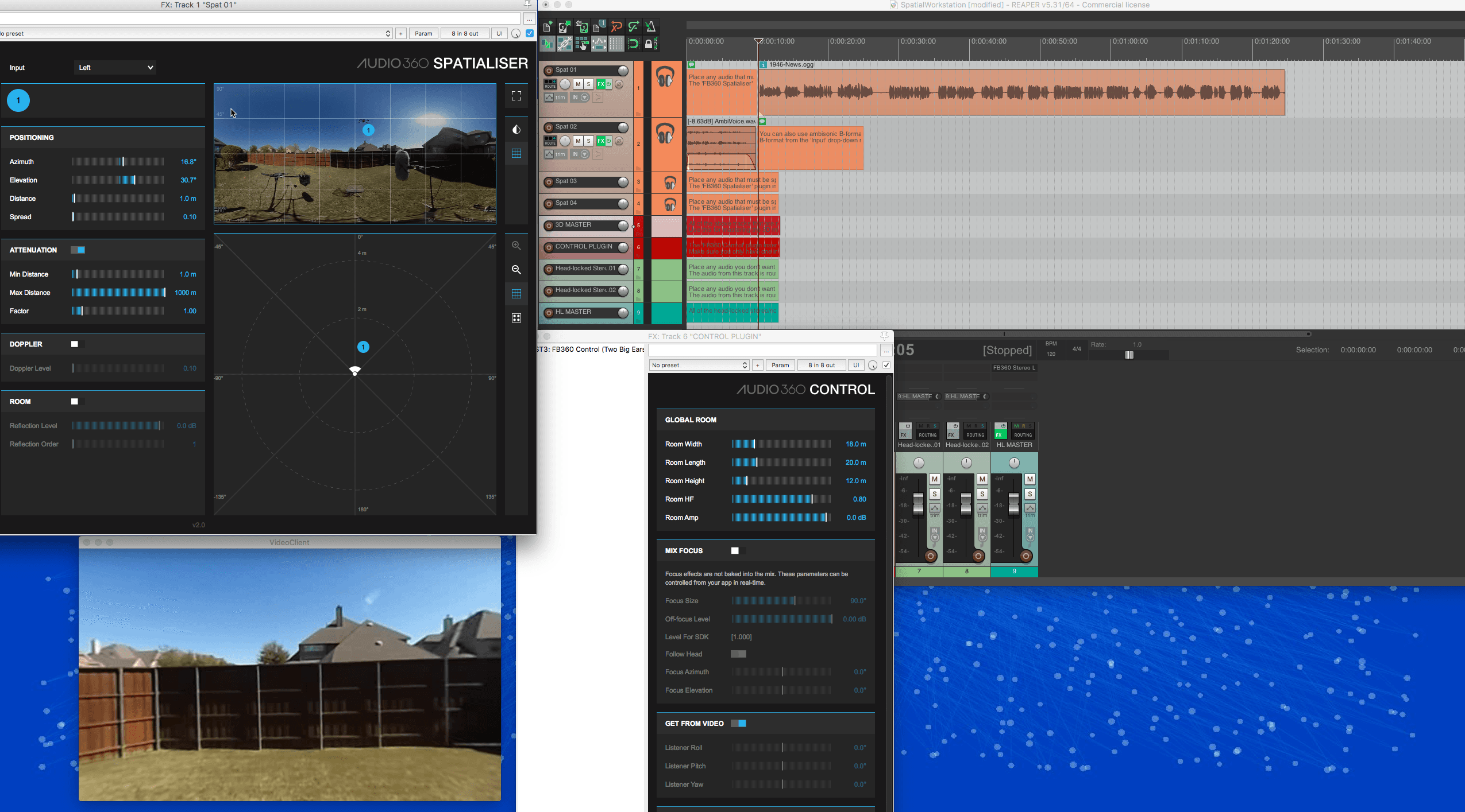Facebook 360 Spatial Workstation